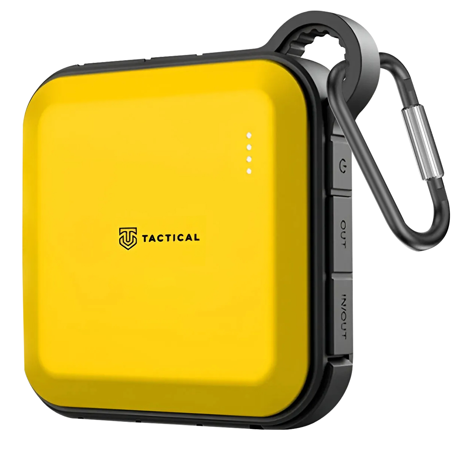 Batería portátil táctica de 10050 mAh con luz integrada, resistente a impactos y al agua con USB y USB-C