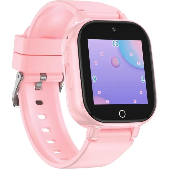 UNDERSCORE Connected Watch - 4G - GPS - Video Chat - SOS - Light Pink