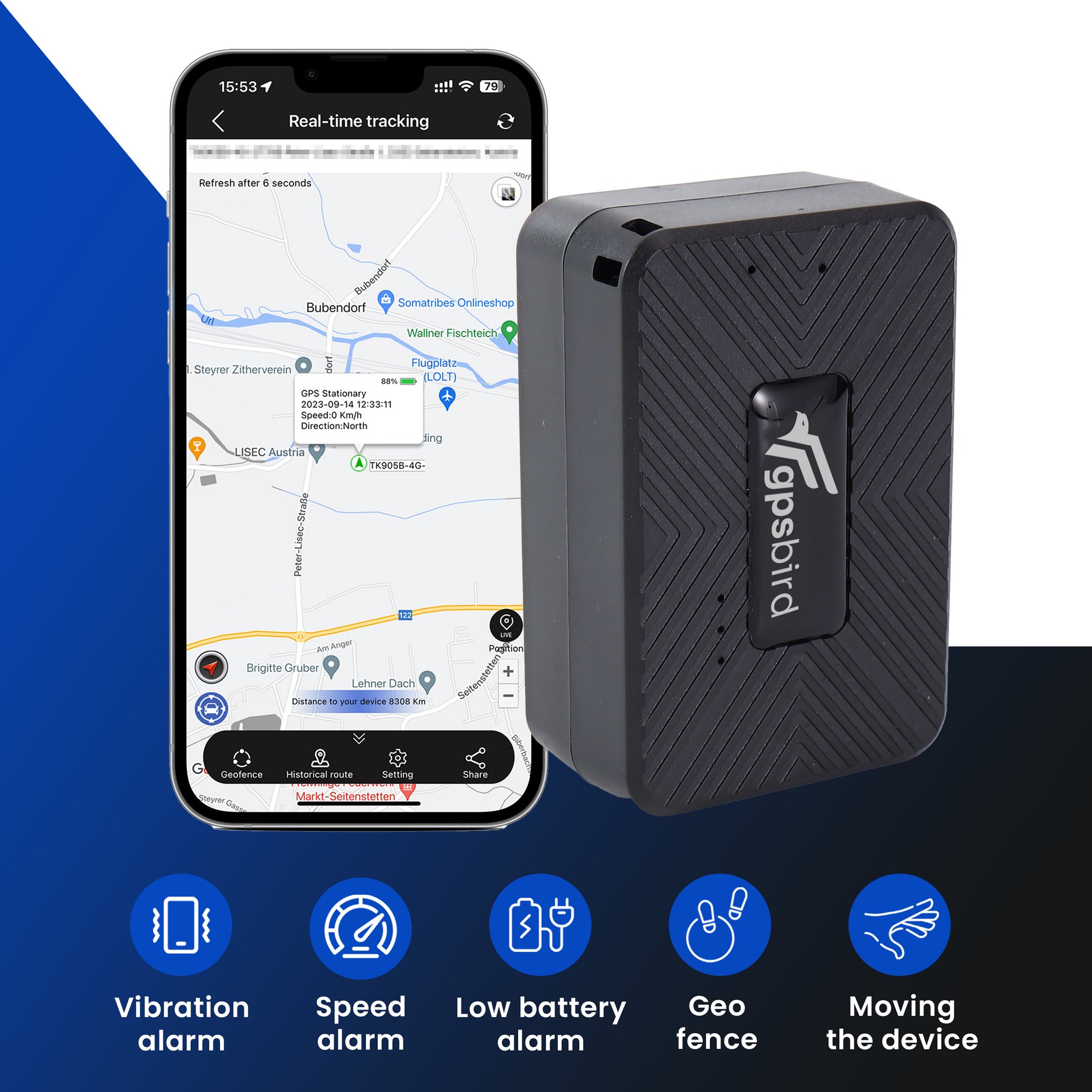GPSBird Mini GPS Tracker
