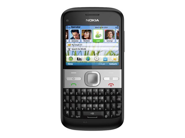Nokia E5-00 Charcoal Black