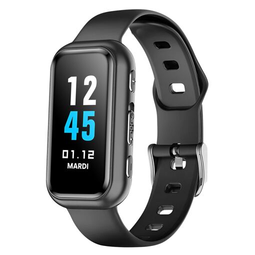 Avizar 8Go Voice Recorder Bracelet with Noise Reduction - Black