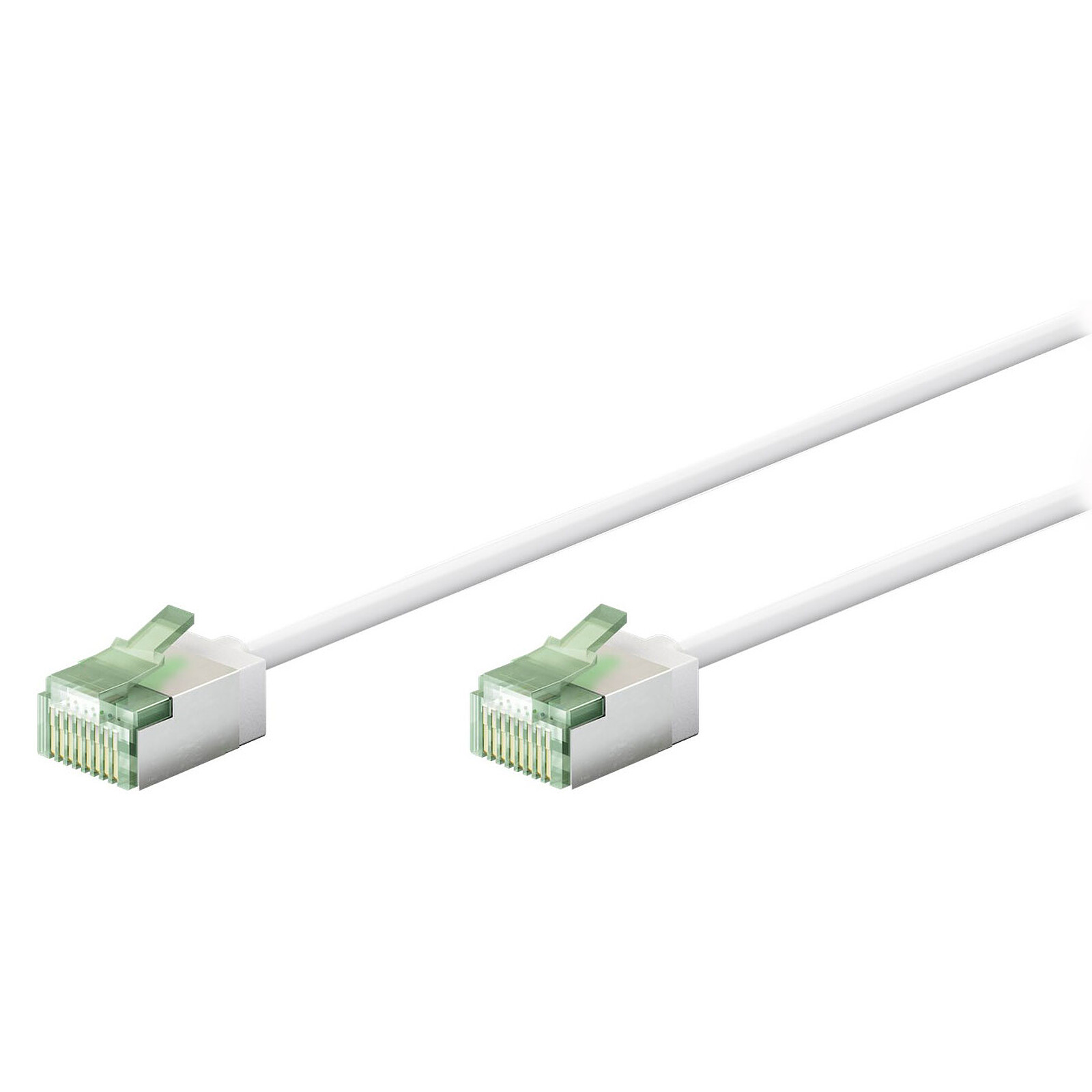 Goobay RJ45 Slim Cat 8.1 U/FTP Cable 0.15 m (White) 