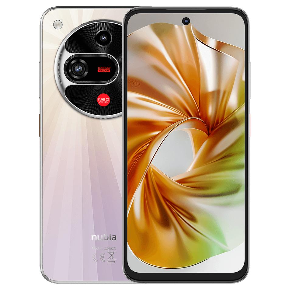 ZTE Nubia Focus 2 5G - 6.7" Smartphone, 8GB RAM, 256GB Storage, 108MP Triple Rear Camera, 5000mAh Battery, White