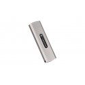 Transcend 512GB Encrypted SSD - External (Portable) - USB 3.2 Gen 2x1 - AES 256-bit - Soft Gray