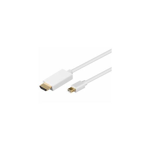 Goobay 1m Mini DisplayPort to HDMI Cable - White