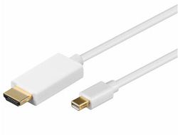 Cable Goobay 1m DisplayPort Mini a HDMI - Blanco