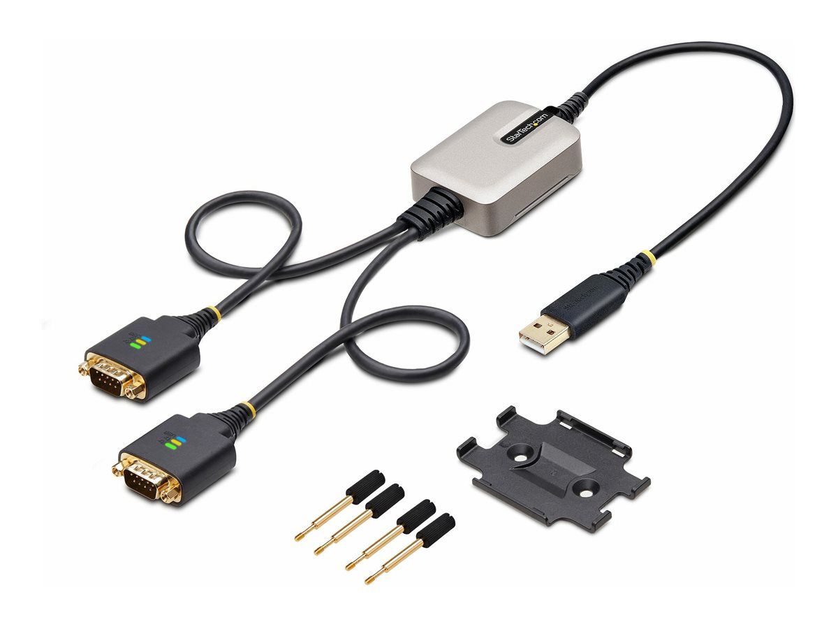 StarTech 2-Port USB to Serial Adapter, 60cm
