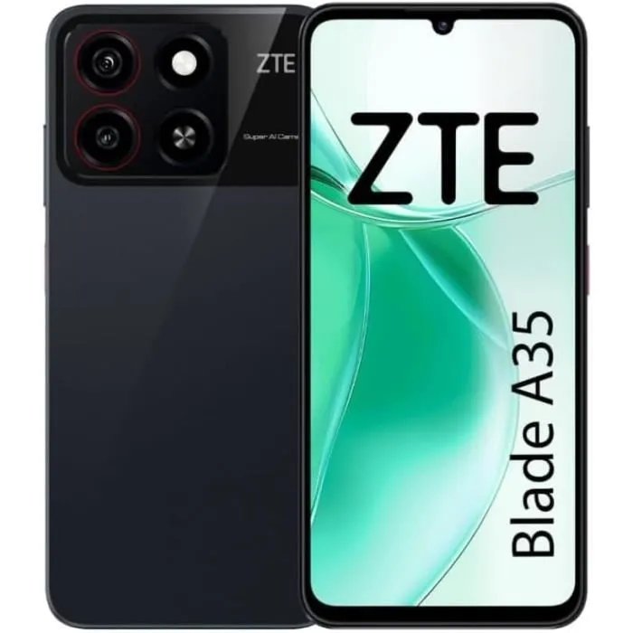 ZTE Blade A35 64GB 2GB Dual SIM Smartphone - Black