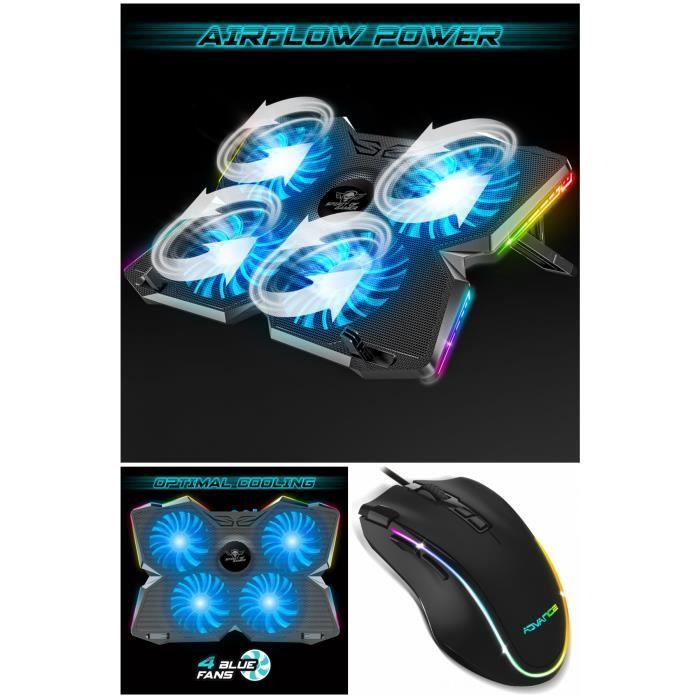 Spirit of Gamer RGB Air Stream 17" Portable PC Cooler