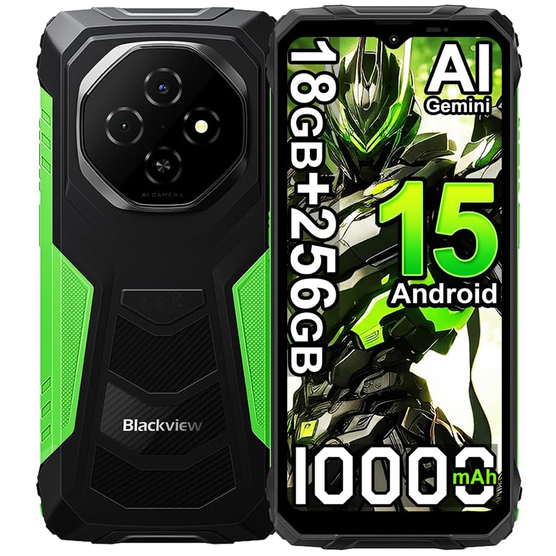 Blackview FORT 1 - 6.56'' Display, 4G, NFC, 256GB, 6GB RAM, 10000mAh Battery