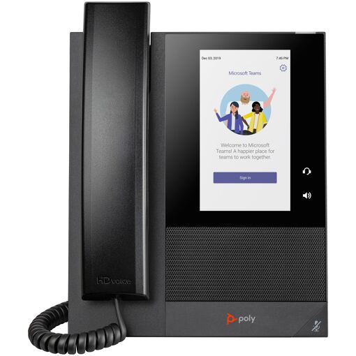 HP Poly CCX 400 Professional Multimedia Phone for Microsoft Teams and PoE Compatible