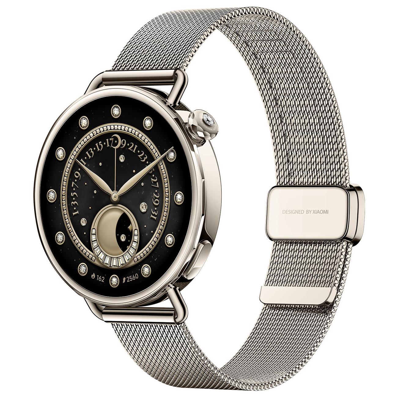 Xiaomi S4 Smartwatch - 1.32" Display, 466x466 Resolution, Gold
