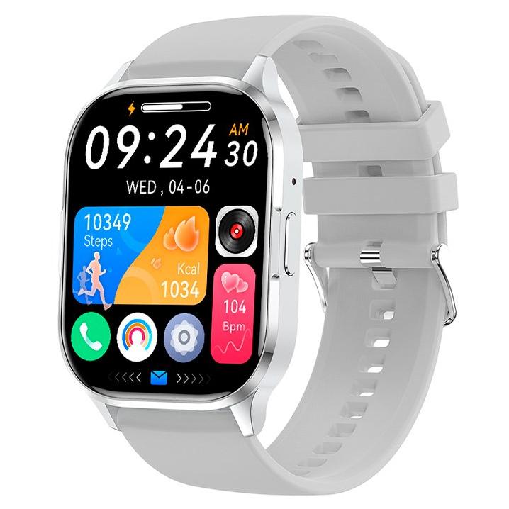 Reloj COOL Accesorios Delta de silicona gris - 2.01'' - 39 mm digital con pantalla táctil celular
