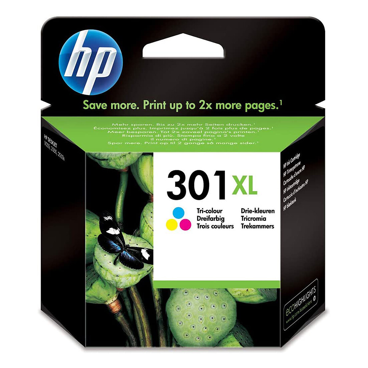 HP 301XL (CH564EE) - Cyan, Magenta et Jaune