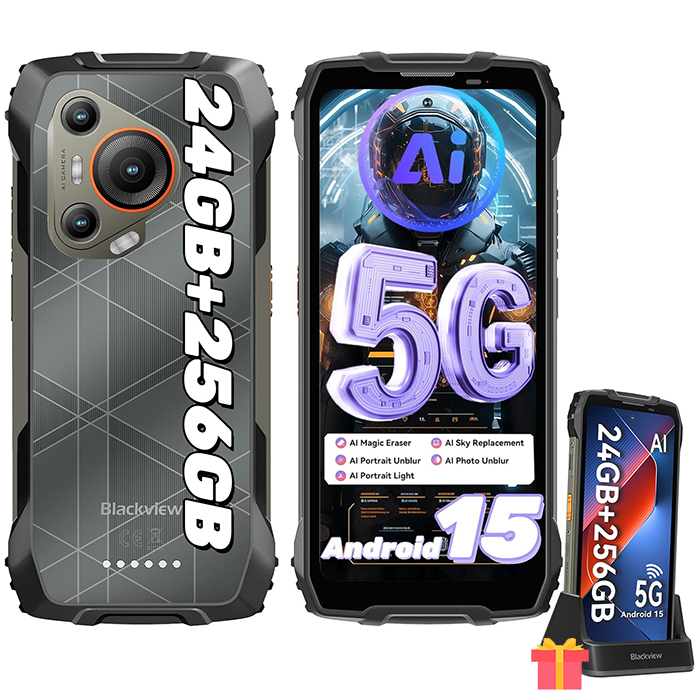 Blackview BL7000 6.78" 5G Phone - 24GB+256GB, 50MP Camera, 7500mAh Battery
