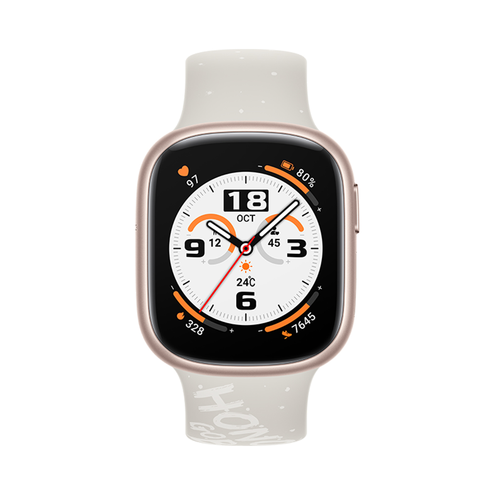 Honor Watch 4 Smartwatch 1.75-inch AMOLED Fitness Tracker SpO2 Blood Pressure Monitoring Bluetooth