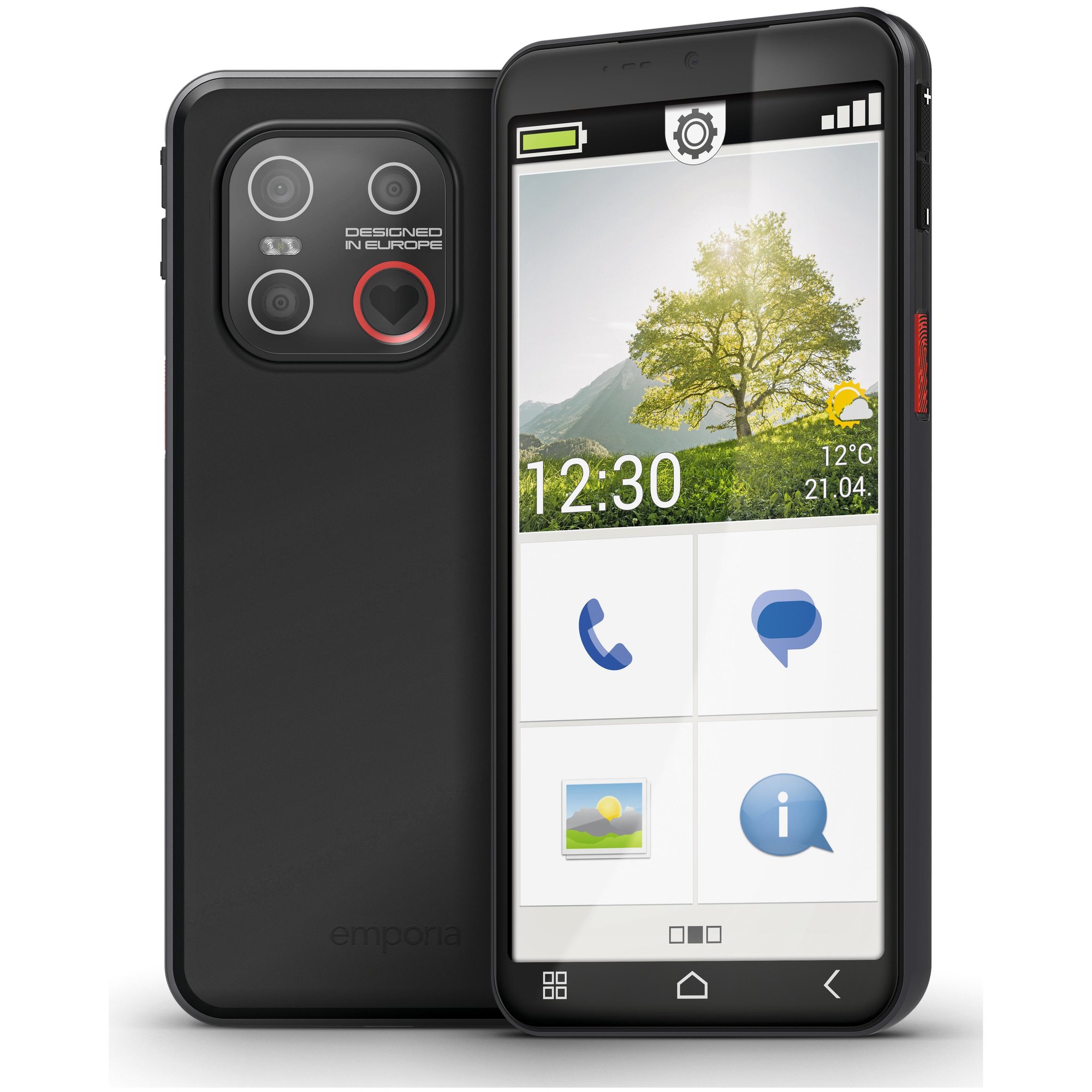 Emporia emporiaSMART.7mini - 5.45" Android Smartphone (6GB RAM, 128GB, 3500mAh Battery)
