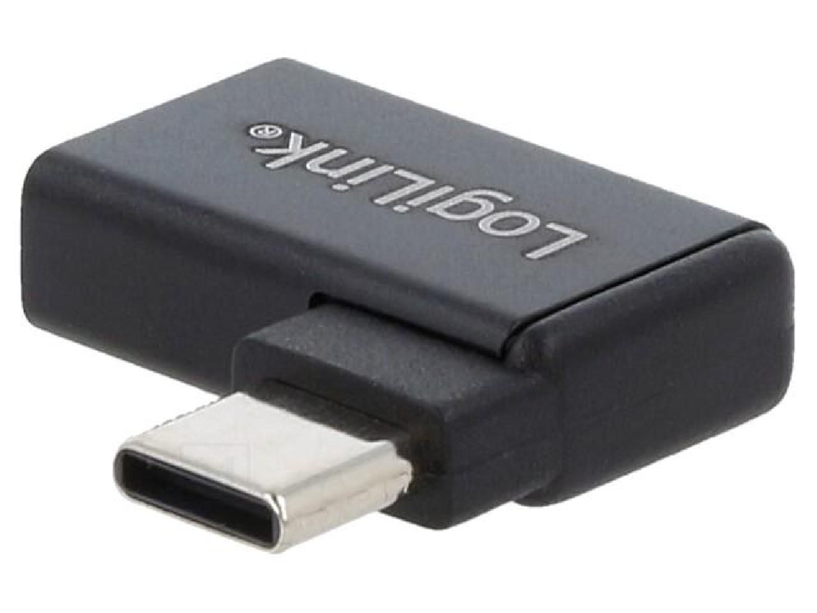 Adaptador ADNAuto USB 3.2 (USB A Femenino a USB C Masculino Angular)