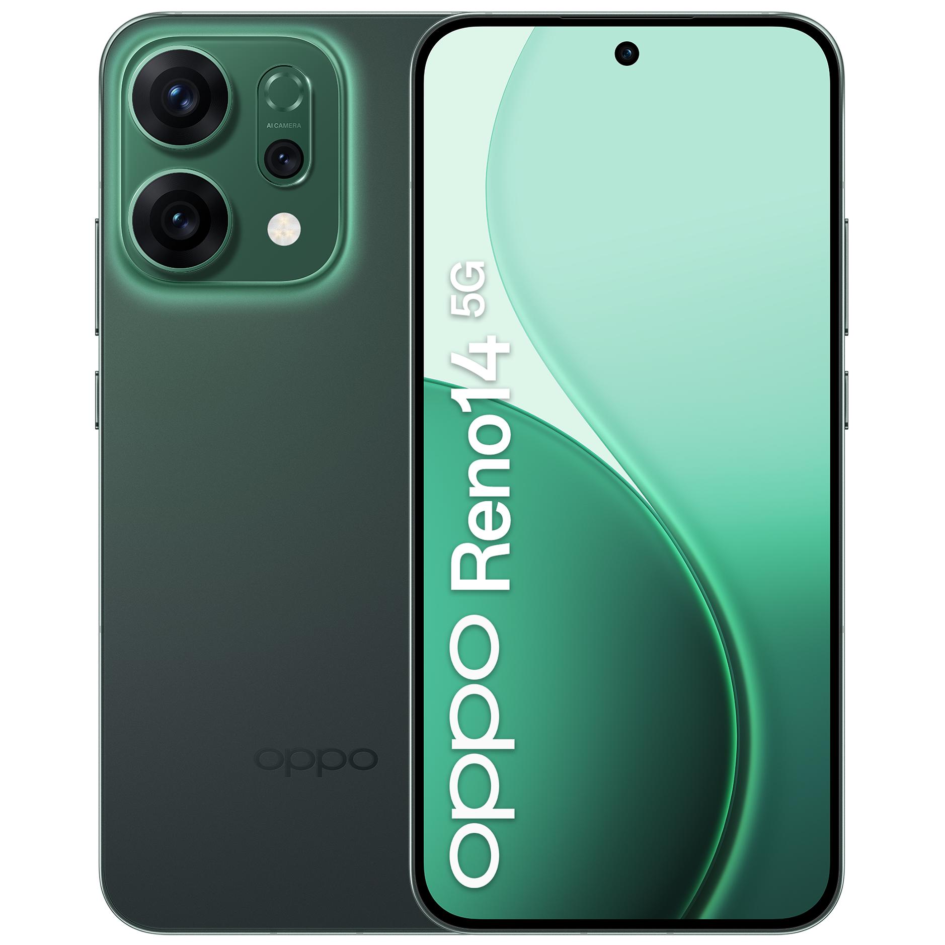OPPO Reno14 5G - 6.59" Double SIM Smartphone (12GB RAM, 512GB Storage, 6000mAh Battery)