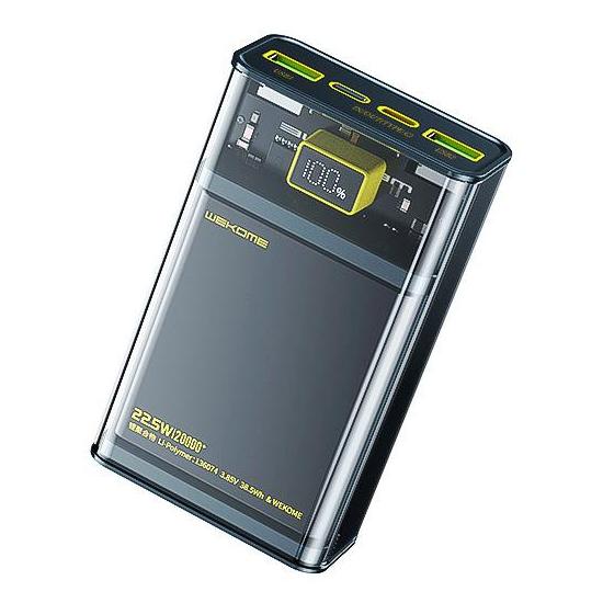 Wekome Wp-321 Lithium Polymère (Lipo) 20000 Mah Recharge Sans Fil Noir Et Transparent