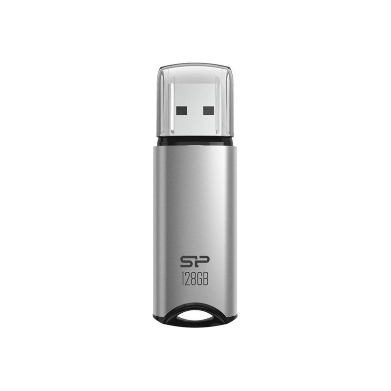 Silicon Power Marvel M02 USB 3.2 Gen 1 Flash Drive - 128GB - Silver