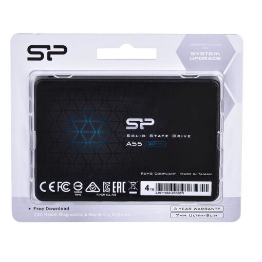 Disque SSD interne Silicon Power A55 - 4 To - 2,5'' SATA 6 Gb/s