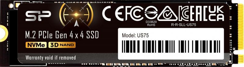 Silicon Power US75 - 1TB SSD - M.2 2280 - PCIe 4.0 x4 (NVMe)