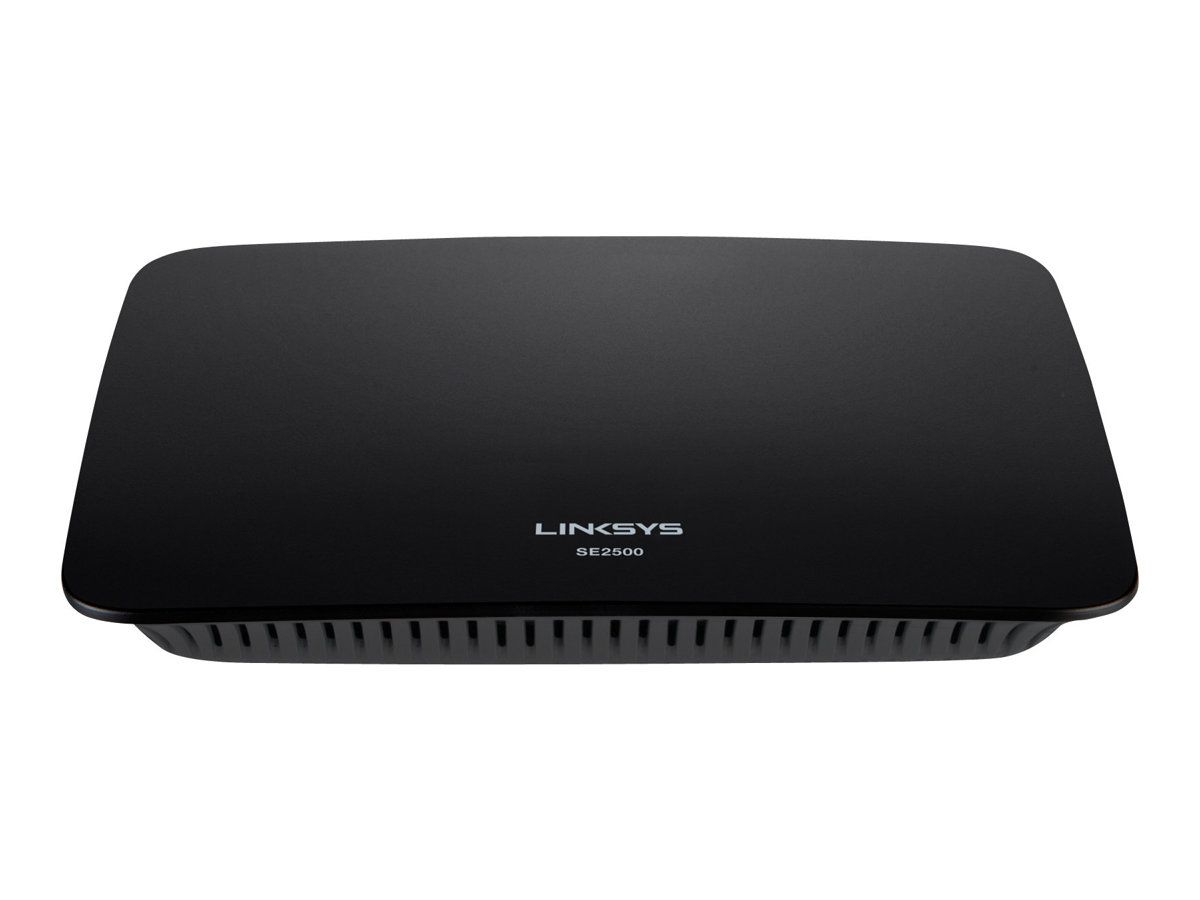 Linksys SE2500 - Switch - Unmanaged - 5 x 10/100/1000 - Desk