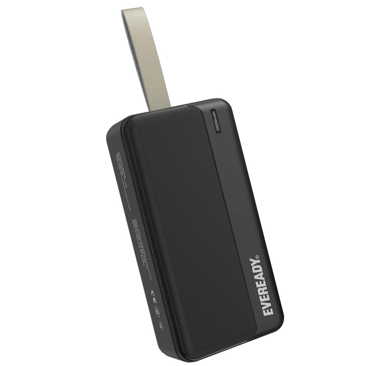 Eveready PX30B 30000mAh 2-Port USB Power Bank with LED Indicator and Integrated Strap