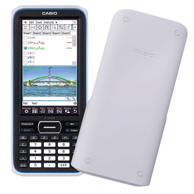 Casio ClassPad II fx-CP400+E Graphical Calculator - USB - 10 Digit + 3 Functions - Battery
