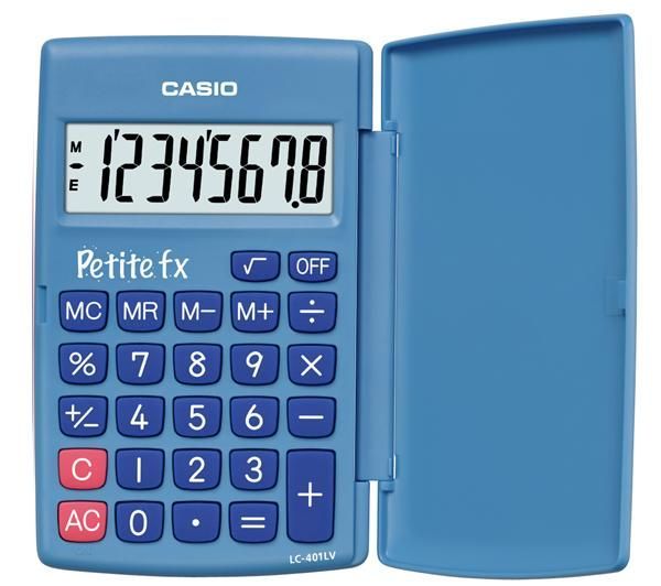 Casio LC-401 LV-BU Battery-Powered Calculator