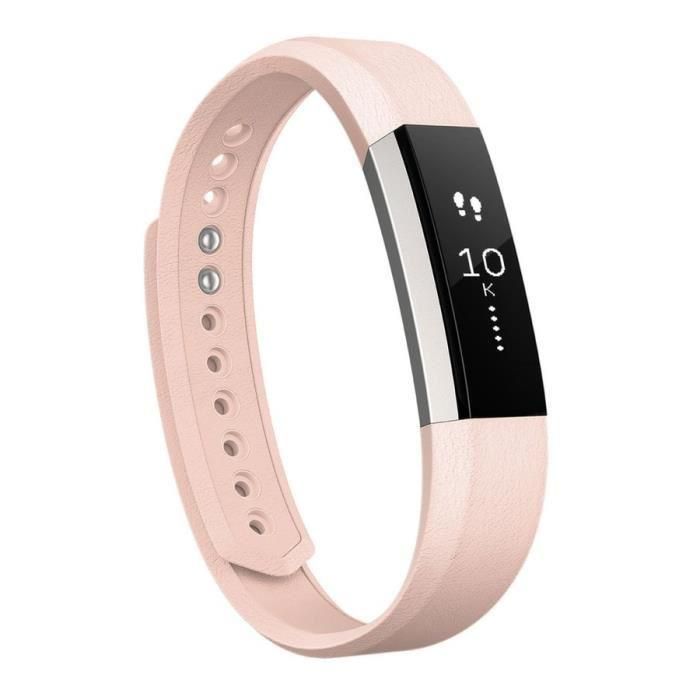 Fitbit Alta Blush Pink Large Leather Bracelet