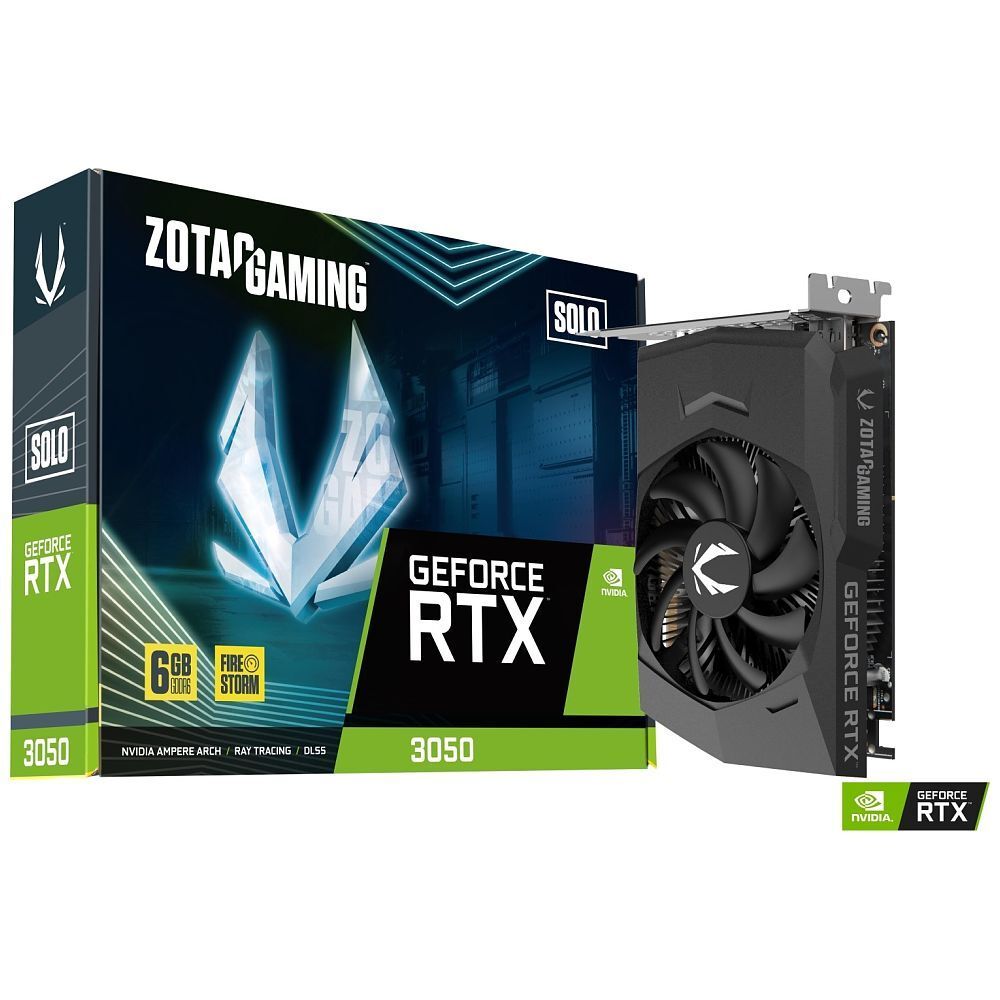Zotac Gaming GeForce RTX 3050 6GB GDDR6 Solo - Graphics Card