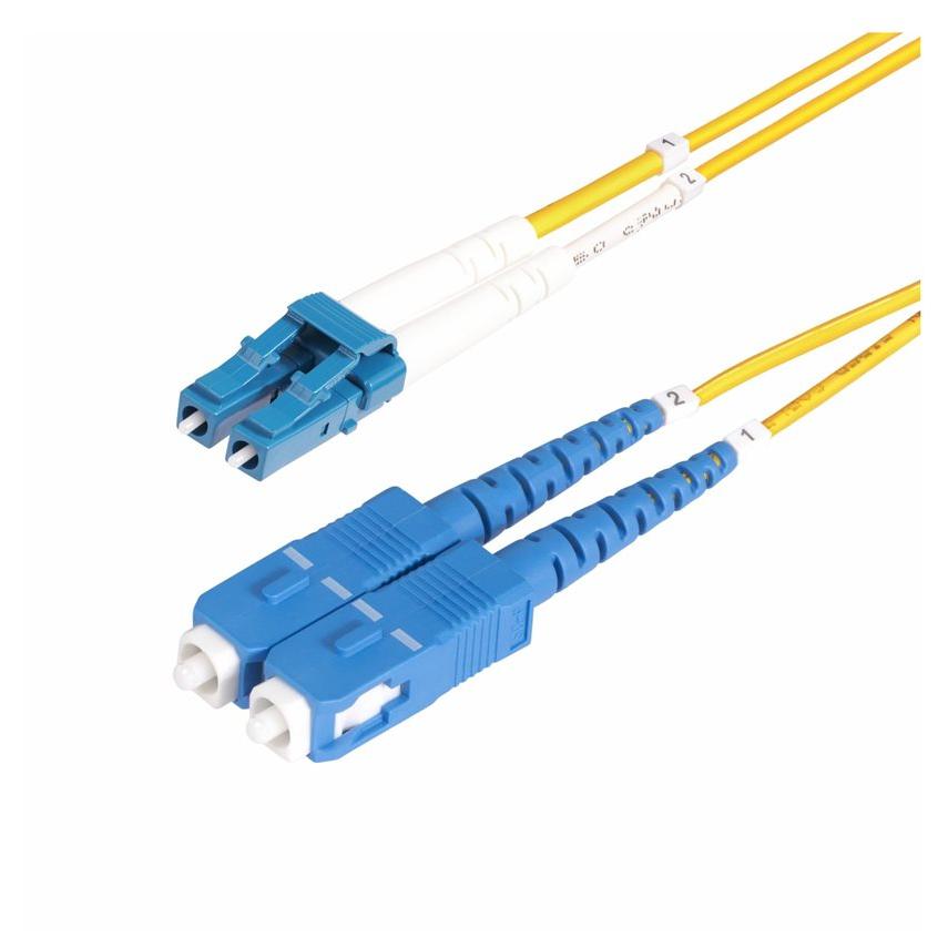 StarTech 1m Monomode LC to SC(UPC) OS2 Fiber Optic Cable