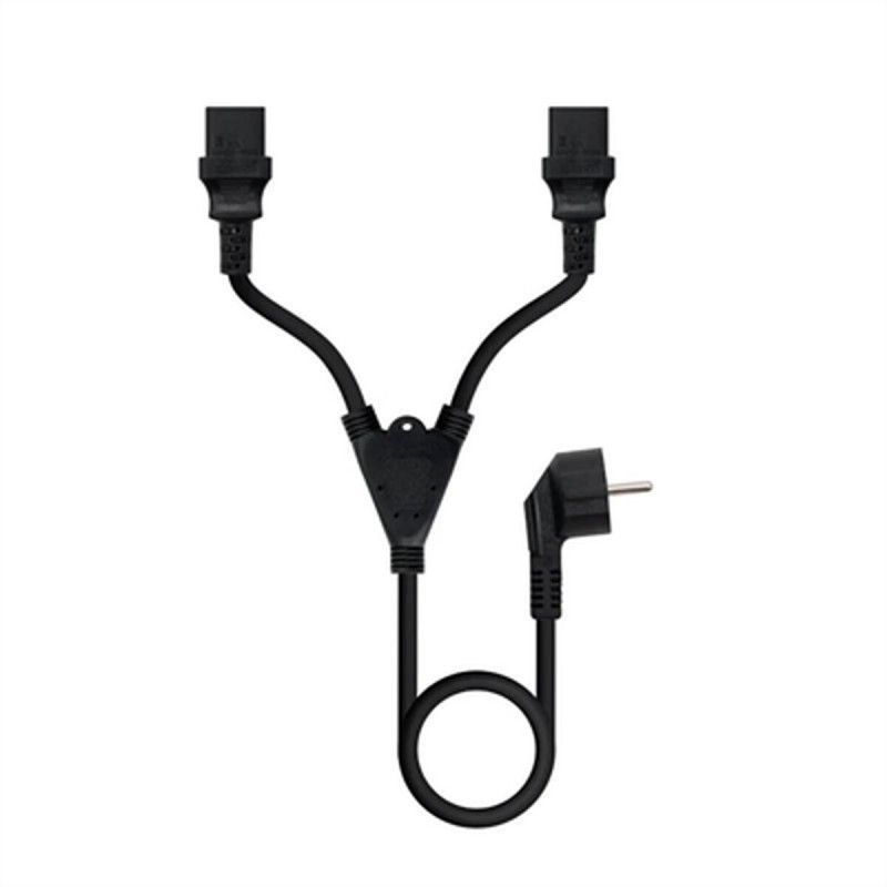 NanoCable Power Cable 2x C13/H Black 6ft