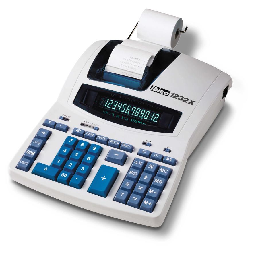 Rexel Ibico 1232X Calculator-Printer