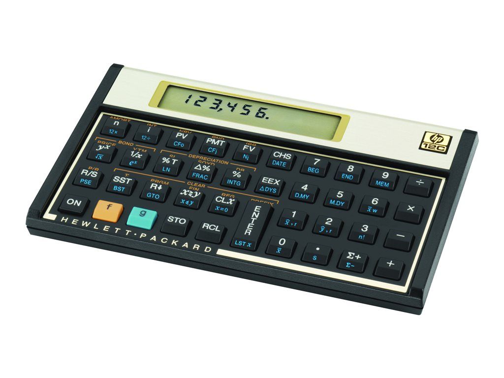 HP 12c Financial Calculator - Battery-Powered