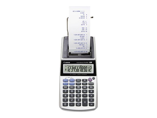 Canon P1-DTSC Calculator with Printer - 12-Digit LCD - Silver