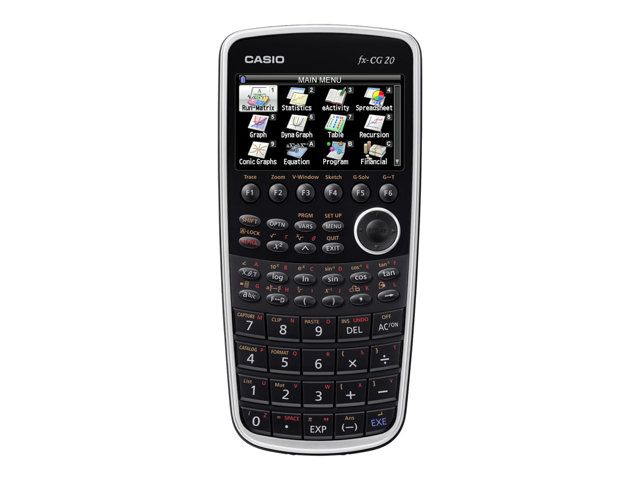 Casio FX-CG20 - Graphical Calculator - USB - 15 Digits - Battery