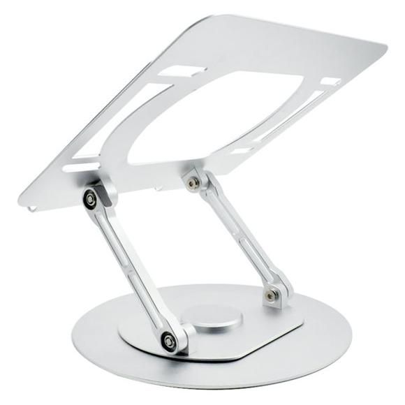 Vision Laptop Stand - Rotating Tray - Silver