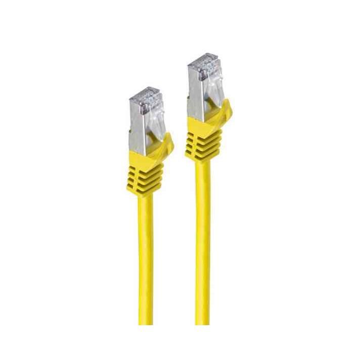 Shiverpeaks Basic-S U/FTP Cat.7 Cable Patch Panel, 3m Yellow