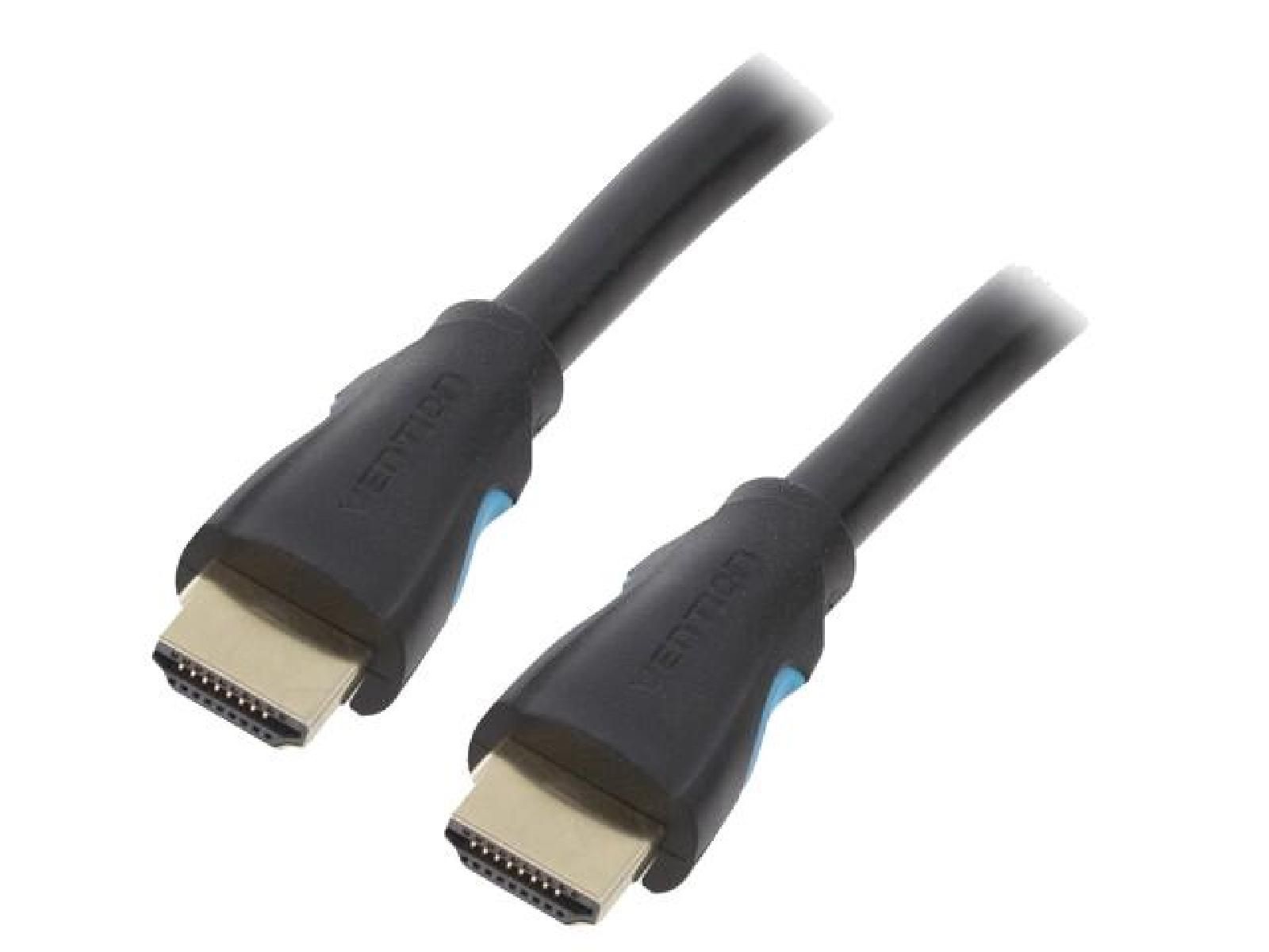 Vention HDMI 2.0 Cable, 1m, UHD 4K 3D, Dual-Sided Male Connector - Black