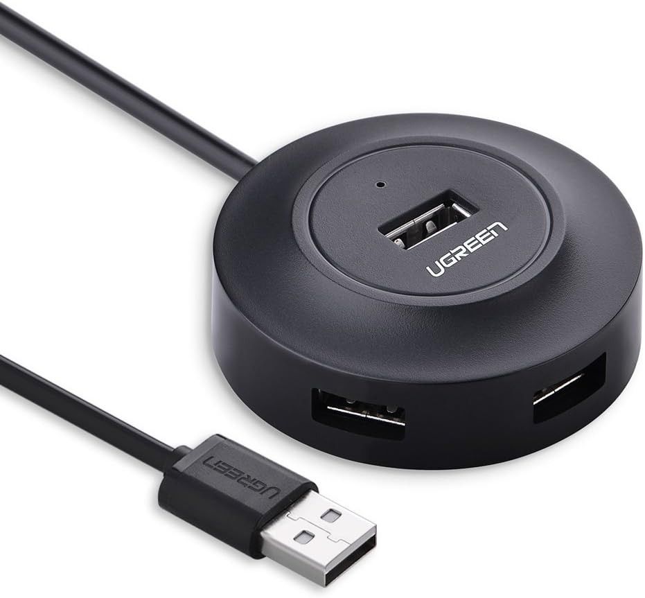 Hub de conexión Ugreen USB-A a 4 USB-A 2.0 con cable, 1 metro