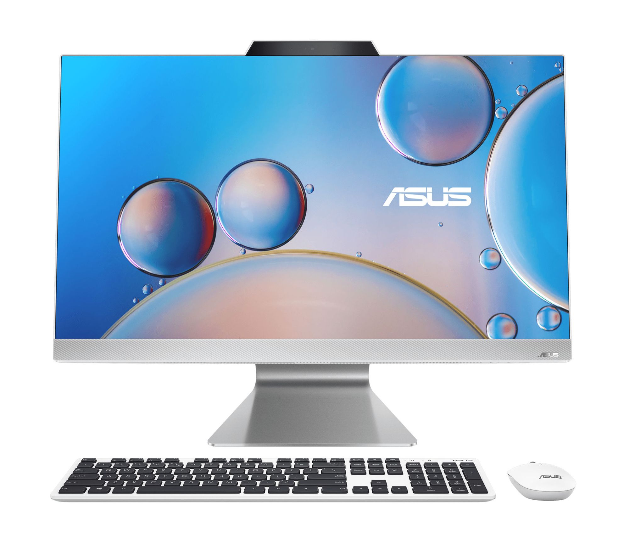 ASUS All-in-One PC M3702WFAK WA002X - 27" Ryzen 5 7520U 2.8GHz 8GB RAM 512GB SSD Silver