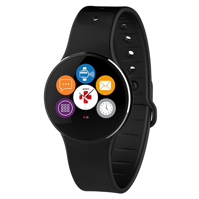 MyKronoz ZeCircle 2 - Black - Activity Tracking Wristband with Strap - Black - Size Band 142-195mm - 0.96" Display - Bluetooth - 21g