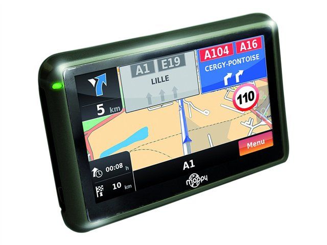 Mappy E408 - 4.3" GPS Navigator for Car