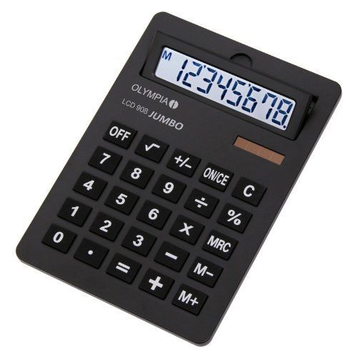 Olympia Pocket Calculator LCD 908 Black