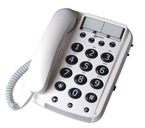Teléfono fijo con cable Geemarc Dallas 10 - Blanco