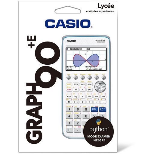 Casio GRAPH 90+E - Graphing Calculator - USB - Battery
