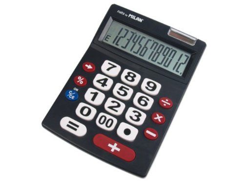 Milan 12-Digit Electronic Calculator